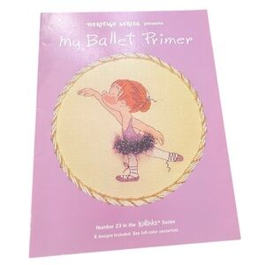 Heritage Series Book 23 Kidlinks Counted Cross Stitch‎ Pattern My Ballet Primer